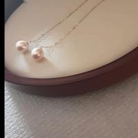 Orecchini oro 18kt con perle 