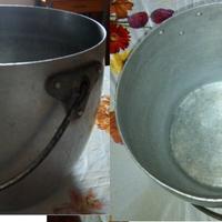 Pentola caldaia tegame professionale alluminio dia