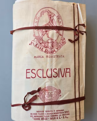 ROTOLO TESSUTO  italiano vintage – Cervo Rosso-Wil