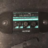 Radio portatile AllStar vintage anni '80