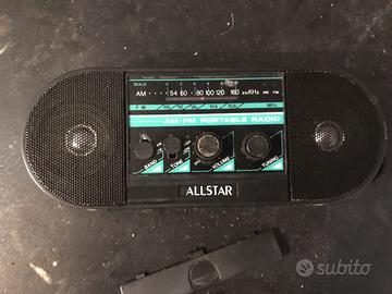 Radio portatile AllStar vintage anni '80