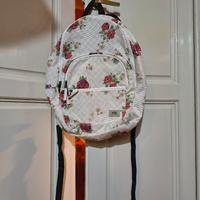 Zaino Bianco con rose 