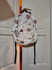 Zaino Bianco con rose 