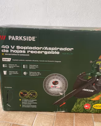 Soffiatore aspiratore parkside batteria