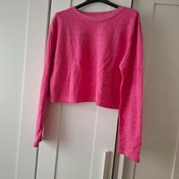 maglione zara rosa