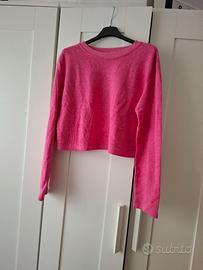 maglione zara rosa