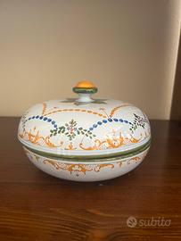 Biscottiera in ceramica di Faenza
