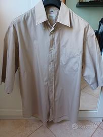 Camicia uomo beige tg. XL Benetton