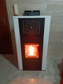 stufa a pellet idro 22 kw usata 