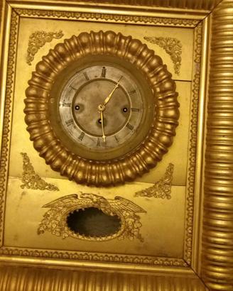 Orologio antico foglia oro