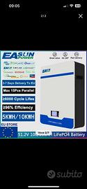 Batteria accumulo fotovoltaico 10,kwh 48v