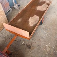 carrello trattorino tagliaerba