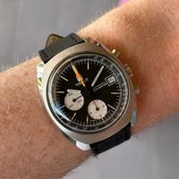 Tissot Navigator Reverse Panda Black dial 45501