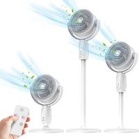 VENTILATORE RICARICABILE USB OSCILLANTE 3 IN 1