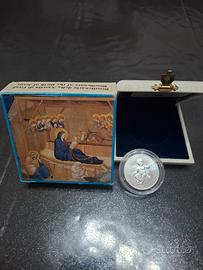 Vaticano 2.000 Lire Arg "Nascita Gesù" 2000