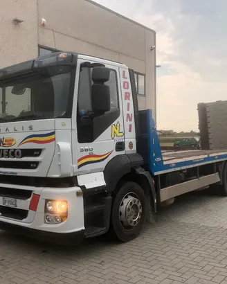 IVECO STRALIS 360 EURO 5 PIANALE CON DOPPIA RAMPA