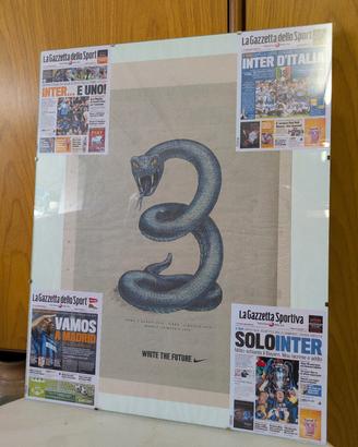 Memorabilia INTER TRIPLETE 2010 - Poster Nike 