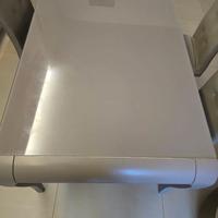 Tavolo allungabile legno  vetro temperato e sedie