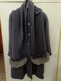 Cappotto donna in pura lana vergine Made in Italy 