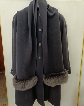 Cappotto donna in pura lana vergine Made in Italy 