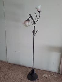lampada piantana in ferro