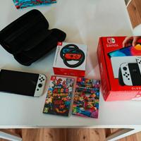 Nintendo switch oled bianca