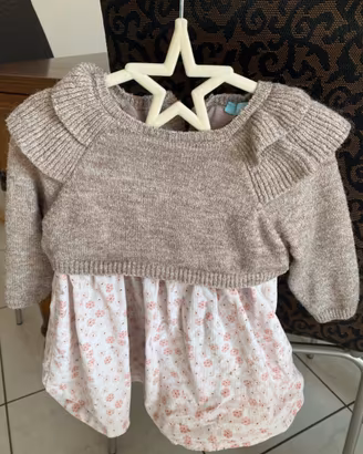 Vestito bambina 6 mesi Okaidi