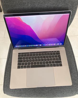 Macbook Pro 15 pollici touchbar