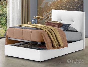 Camera da letto completa, letto cassettone.