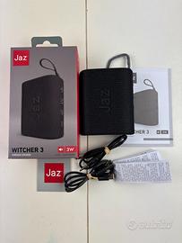 JAZ Witcher 3W Speaker Bluetooth USB SD AUX Nero