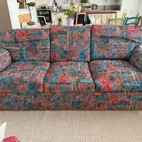 Divano 3 posti artigianale + puffo