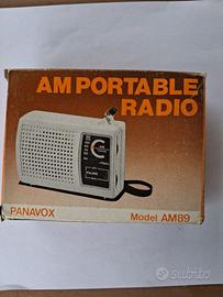 panavox am radio vintage