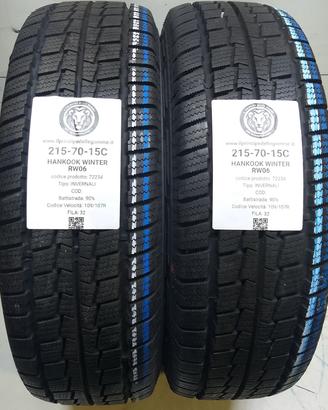 2 GOMME 215 70 15C HANKOOK A72234