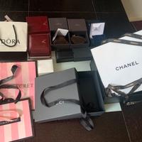 Lotto confezioni astucci chanel gucci  pandora ecc