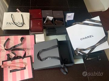 Lotto confezioni astucci chanel gucci  pandora ecc