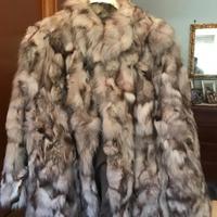 Pelliccia volpe argentata perfetta