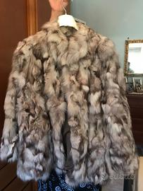 Pelliccia volpe argentata perfetta