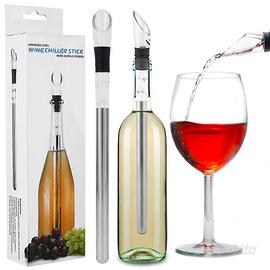 Raffreddatore Vino 3in1 Versatore Aeratore Acciaio