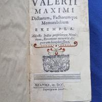 DICTORUM, FACTORUMQUE MEMORABILIUM - VALERII MAXIM