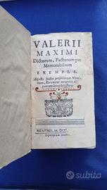 DICTORUM, FACTORUMQUE MEMORABILIUM - VALERII MAXIM