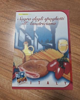 Folder Filatelico Sagra Spaghetti all’Amatriciana