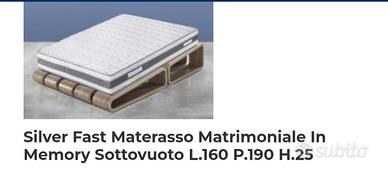 Materasso matrimoniale + rete doghe