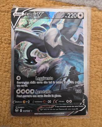 Carta pokemon "lugia V" 186/195