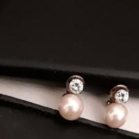 orecchini perle coltivate a clip 