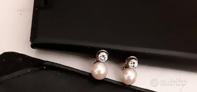 orecchini perle coltivate a clip 