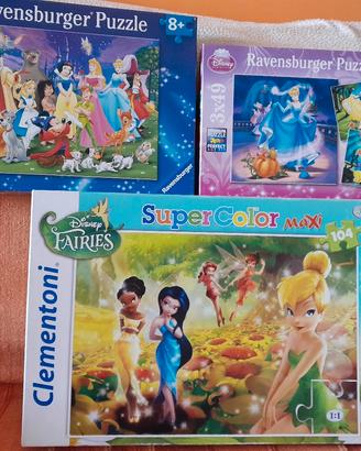 lotto 3 puzzle bambini