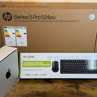 SETUP DESK CON MAC MINI M1 + MONITOR HP S5 NUOVO