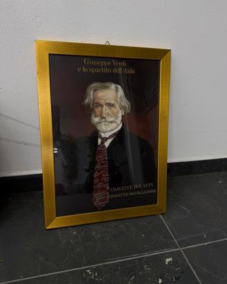 Quadro Giuseppe Verdi e Aida