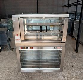 Girarrosto 10 Polli Gas + Cabina Calda