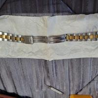 Bracciale acciaio oro baume & mercier rarissimo